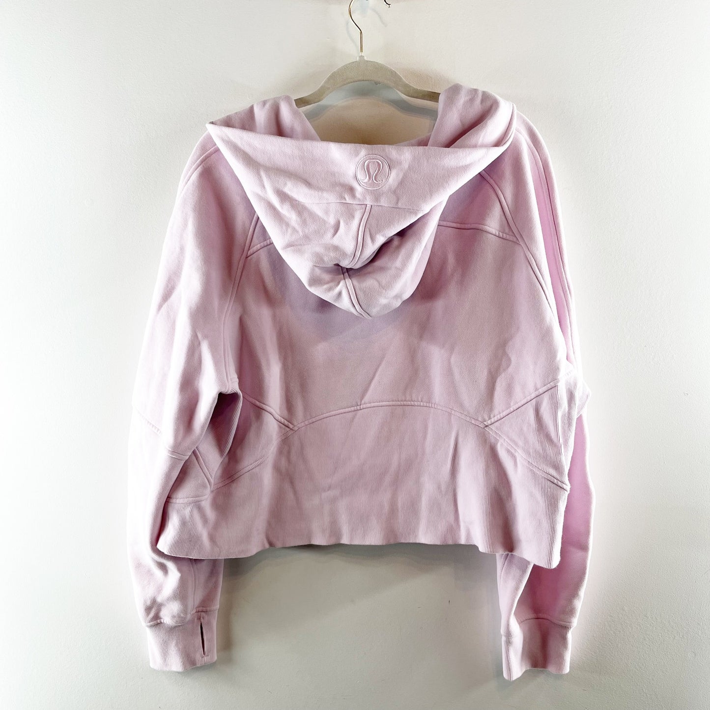 Lululemon Scuba Oversized Half-Zip Hoodie Sweatshirt Pink Peony XL / XXL