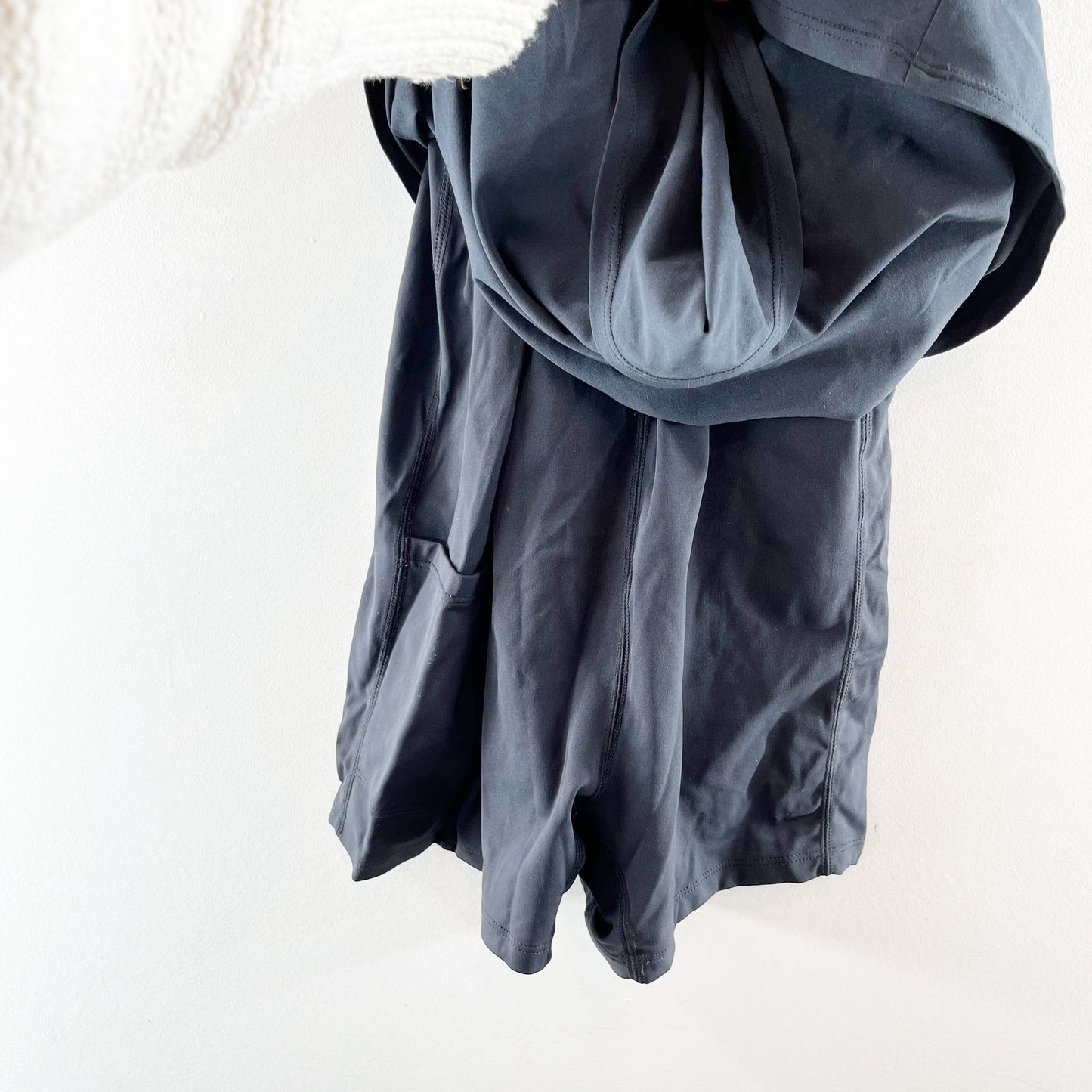 Abercrombie Traveler Active Tennis Mini Dress Black White Piping Small