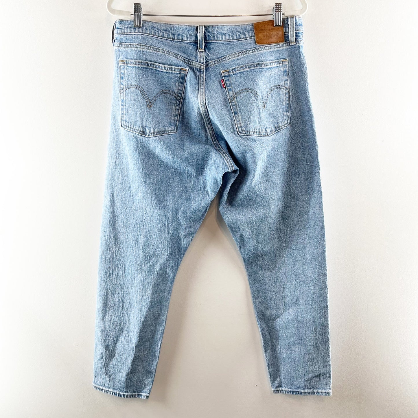 Levi's Wedgie Icon Fit High Rise Button Fly Ankle Jeans Blue 32 / 14