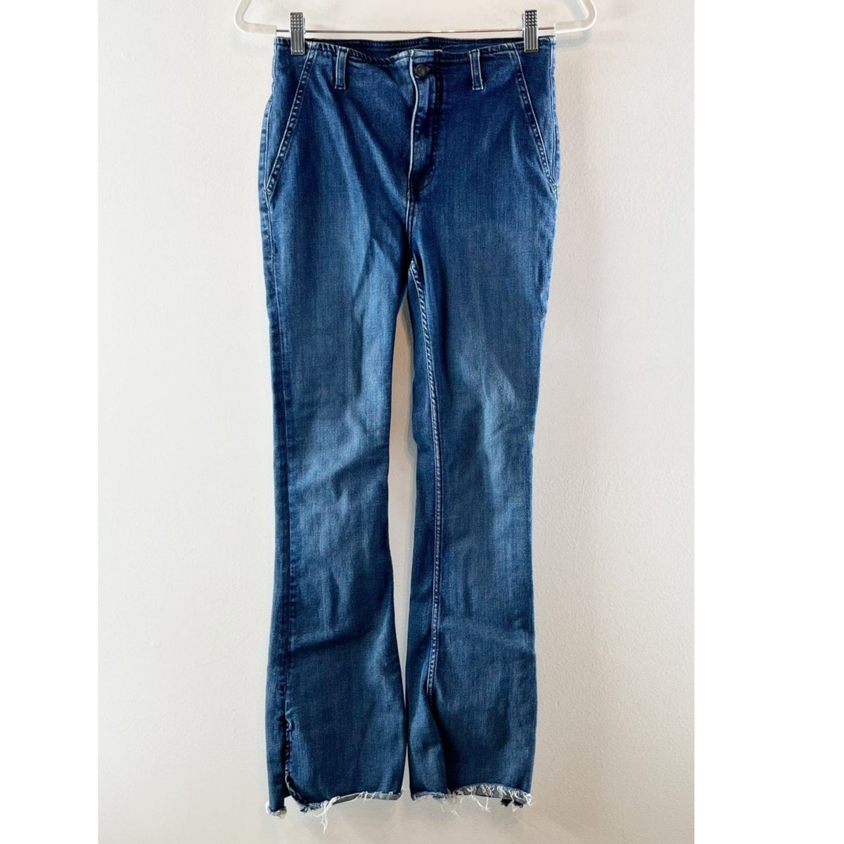 Free People Low Rise Flare Jeans Blue 28 / 6