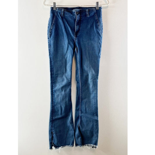 Free People Low Rise Flare Jeans Blue 28 / 6