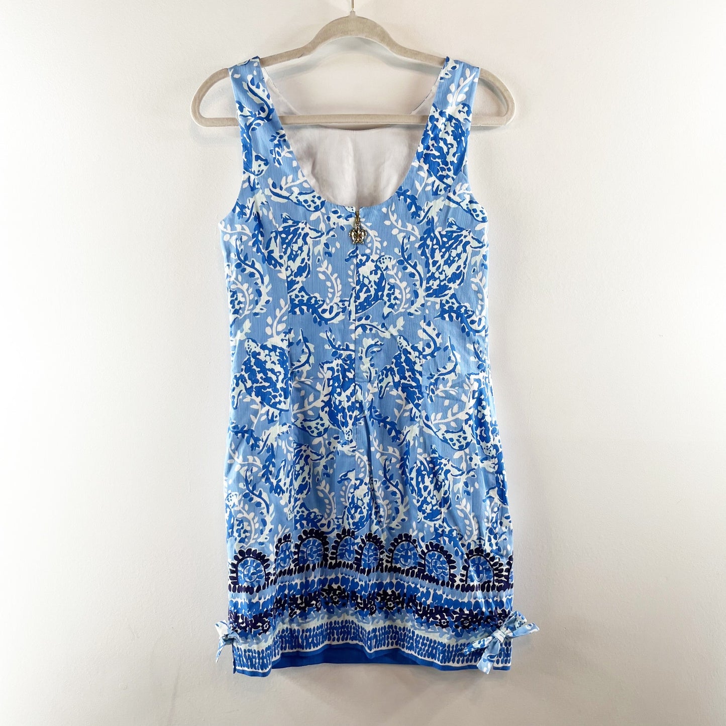 Lilly Pulitzer Mila Stretch Mini Shift Blue Peri Turtley Awesome Dress 2