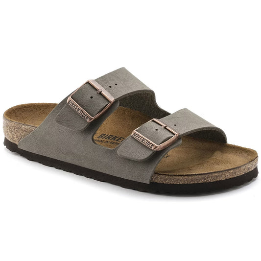 Birkenstock Arizona BS Double Strap Buckle Slide Sandals Stone Gray 39