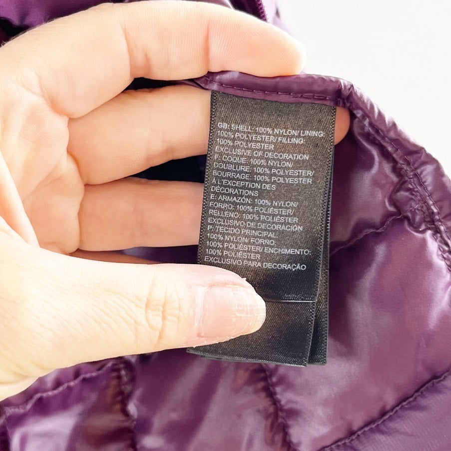 The North Face Thermoball Quilted Puffer Vest Purple XL