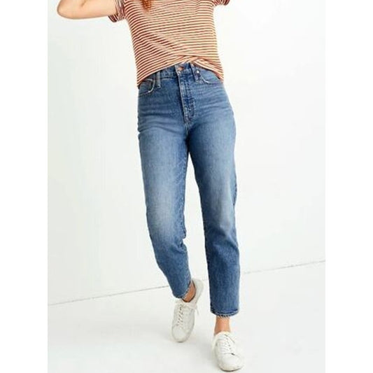 Madewell High Rise Classic Straight Leg Jeans Blue 26