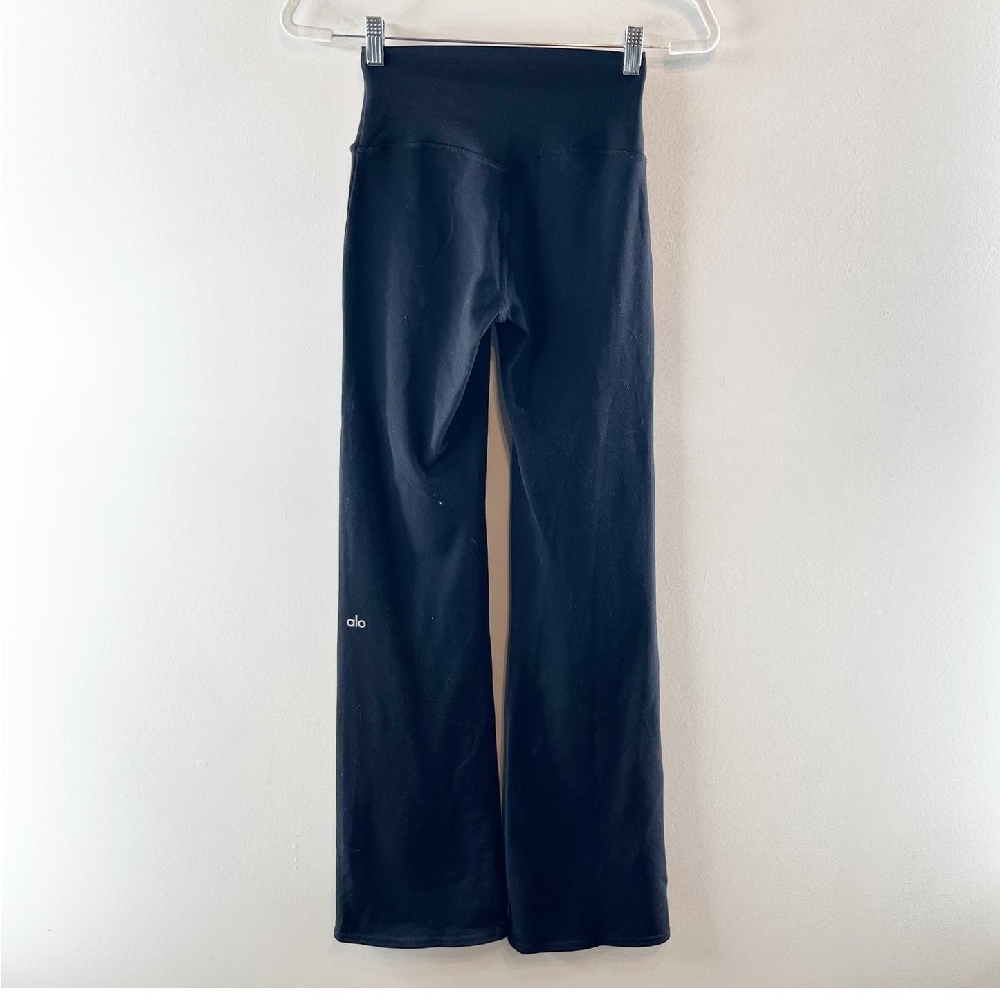 Alo Airbrush High-Waist Bootcut Leggings Black XS
