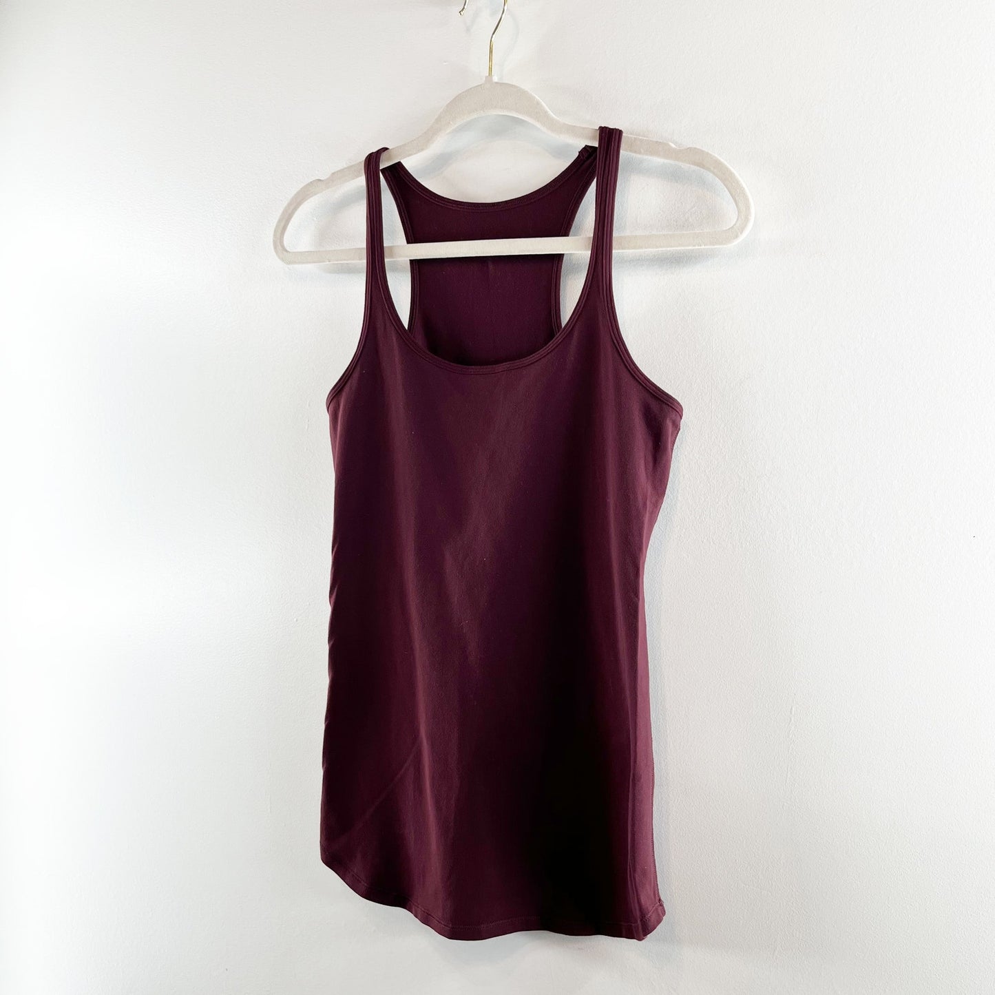 Lululemon Cool Racerback Tank Top Burgundy Maroon Small