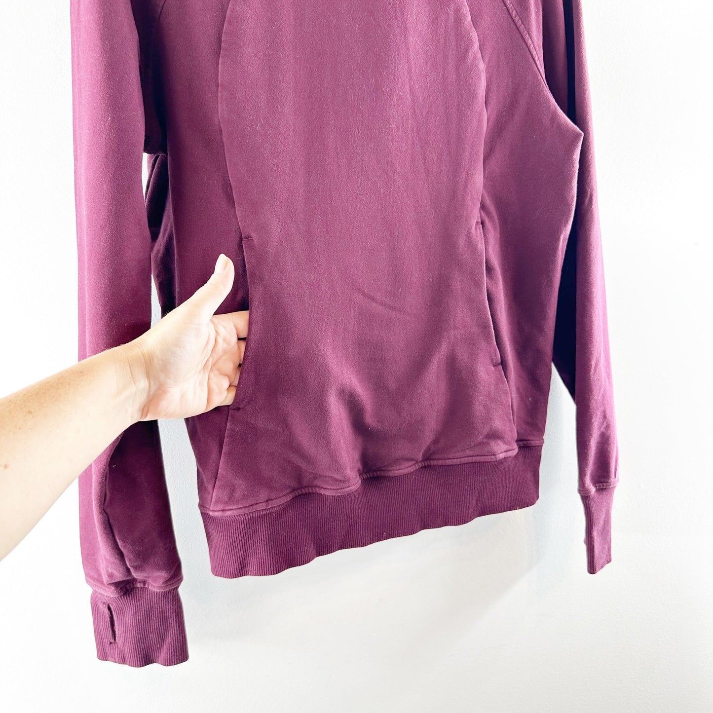 Lululemon Scuba Pullover Hoodie Sweatshirt Garnet Maroon 4