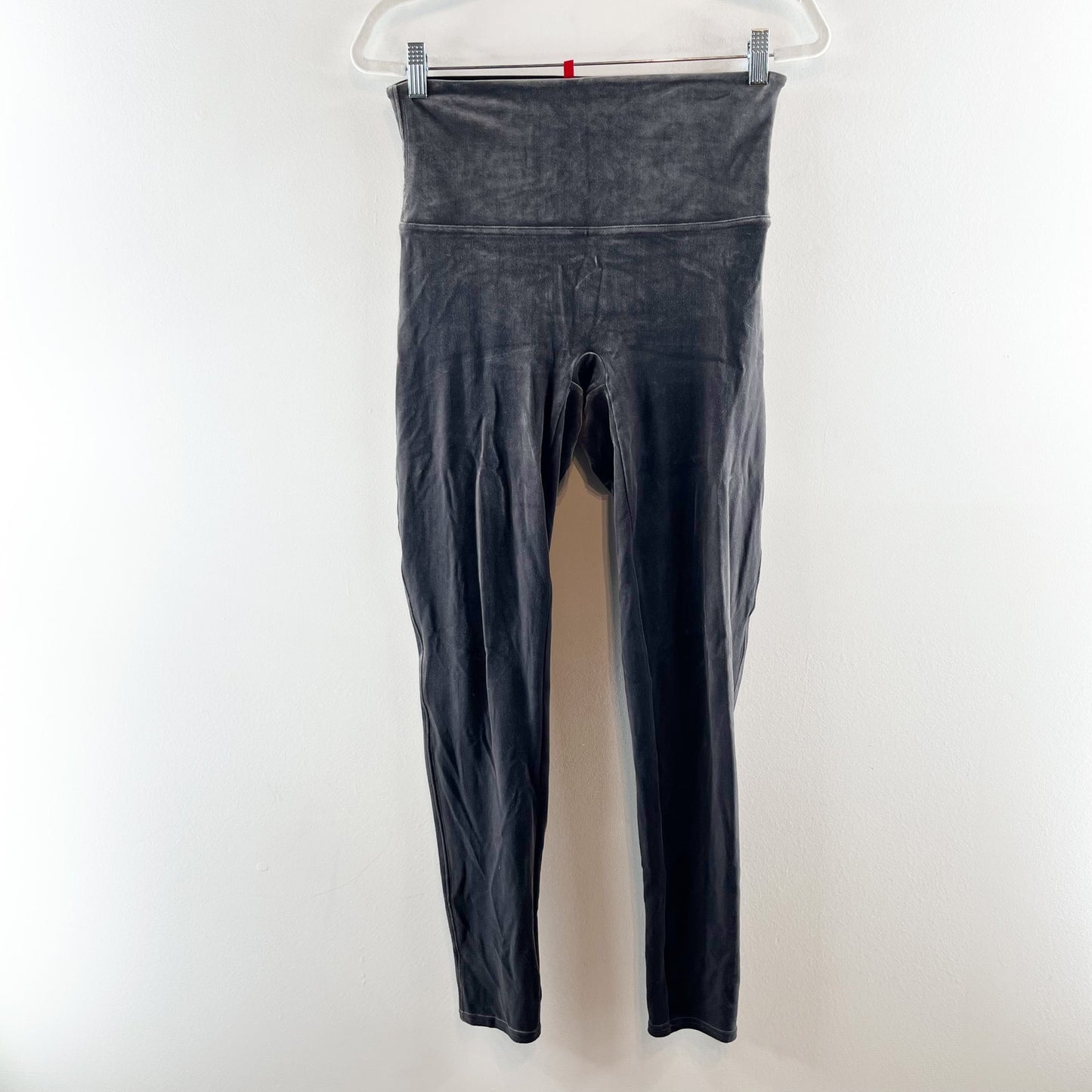 Spanx High Rise Compression Velvet Leggings Gray XL