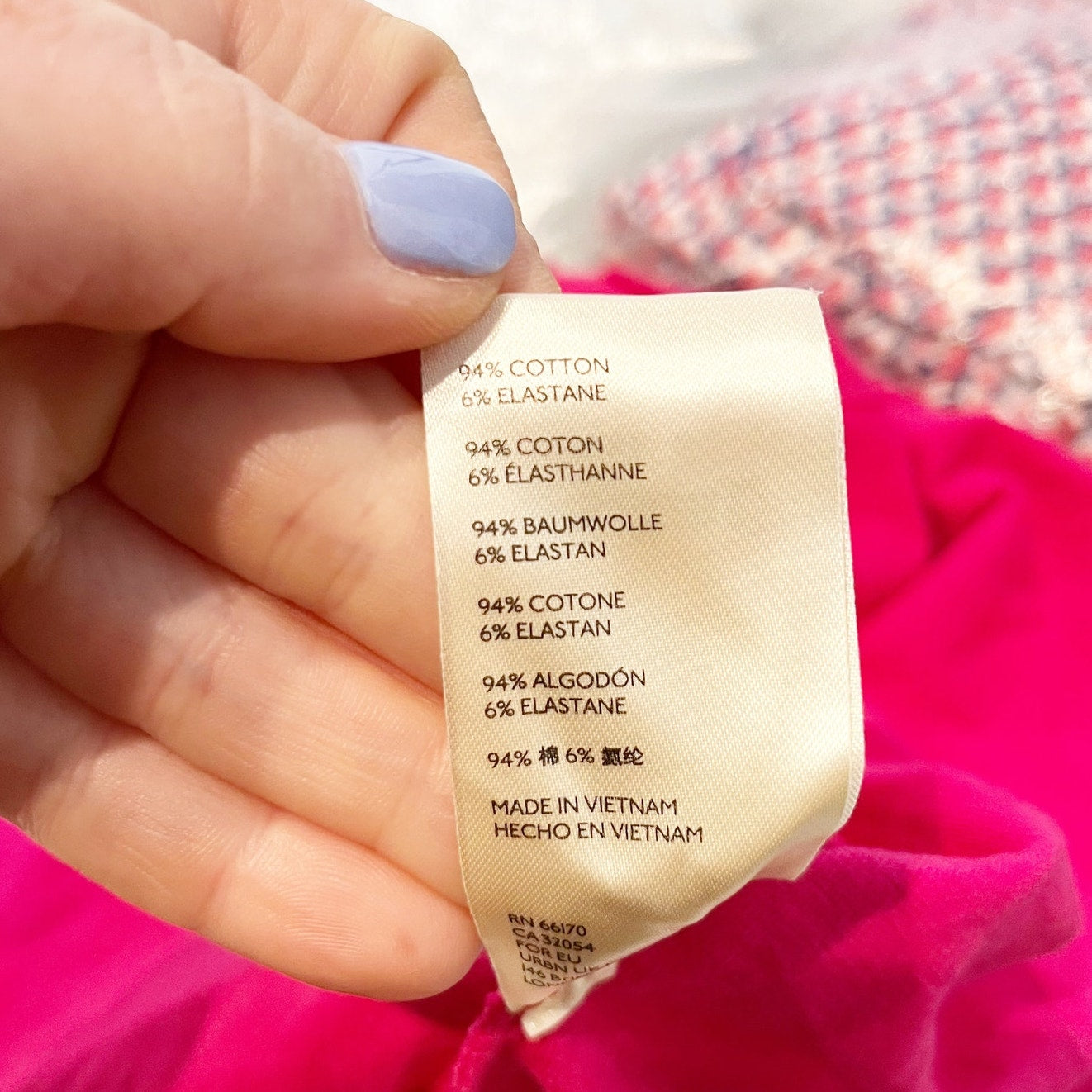 Maeve Anthropologie Square Neck Tank Top Button Detail Pink Large