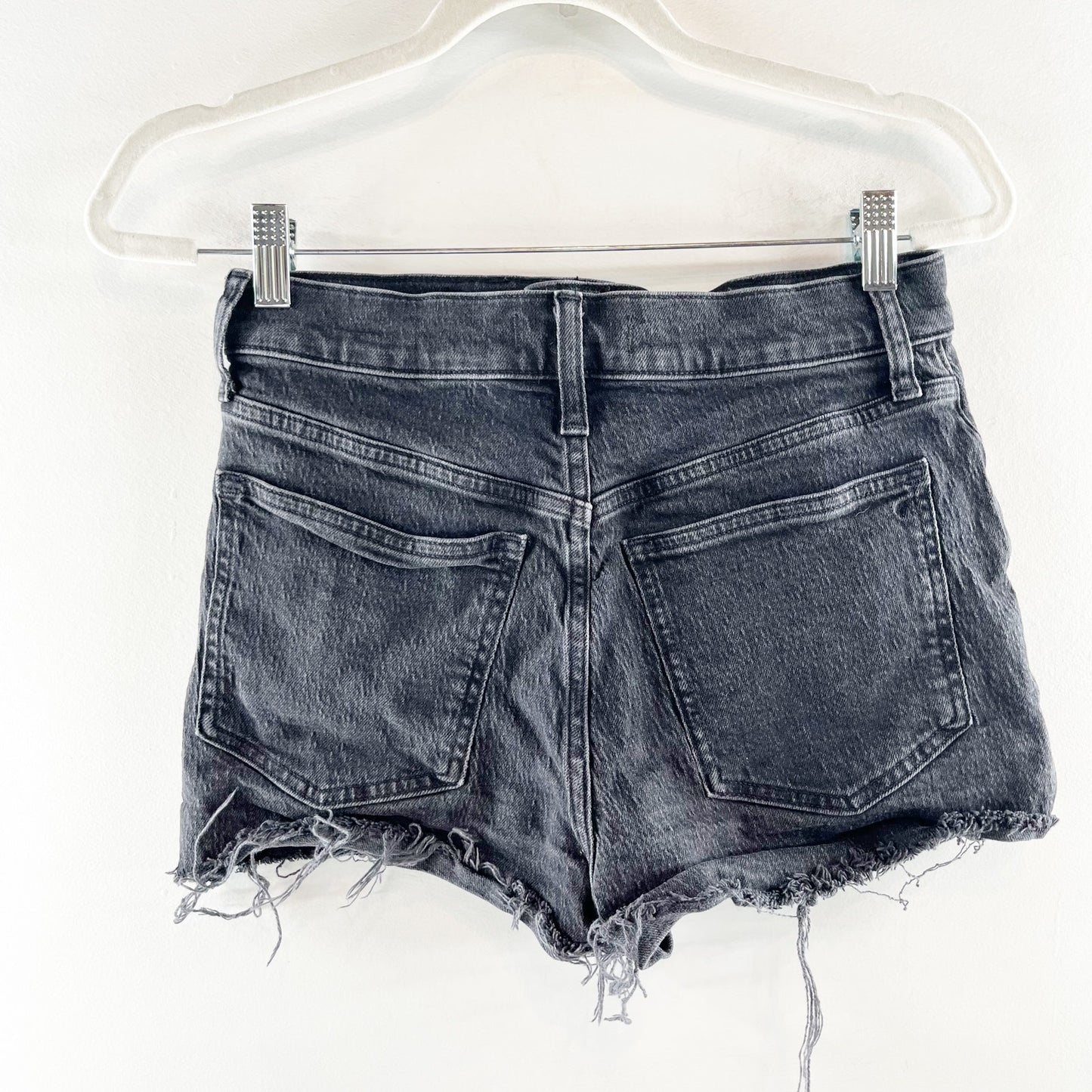 Madewell The Perfect Vintage Jean Cutoff Shorts Lunar Black 24