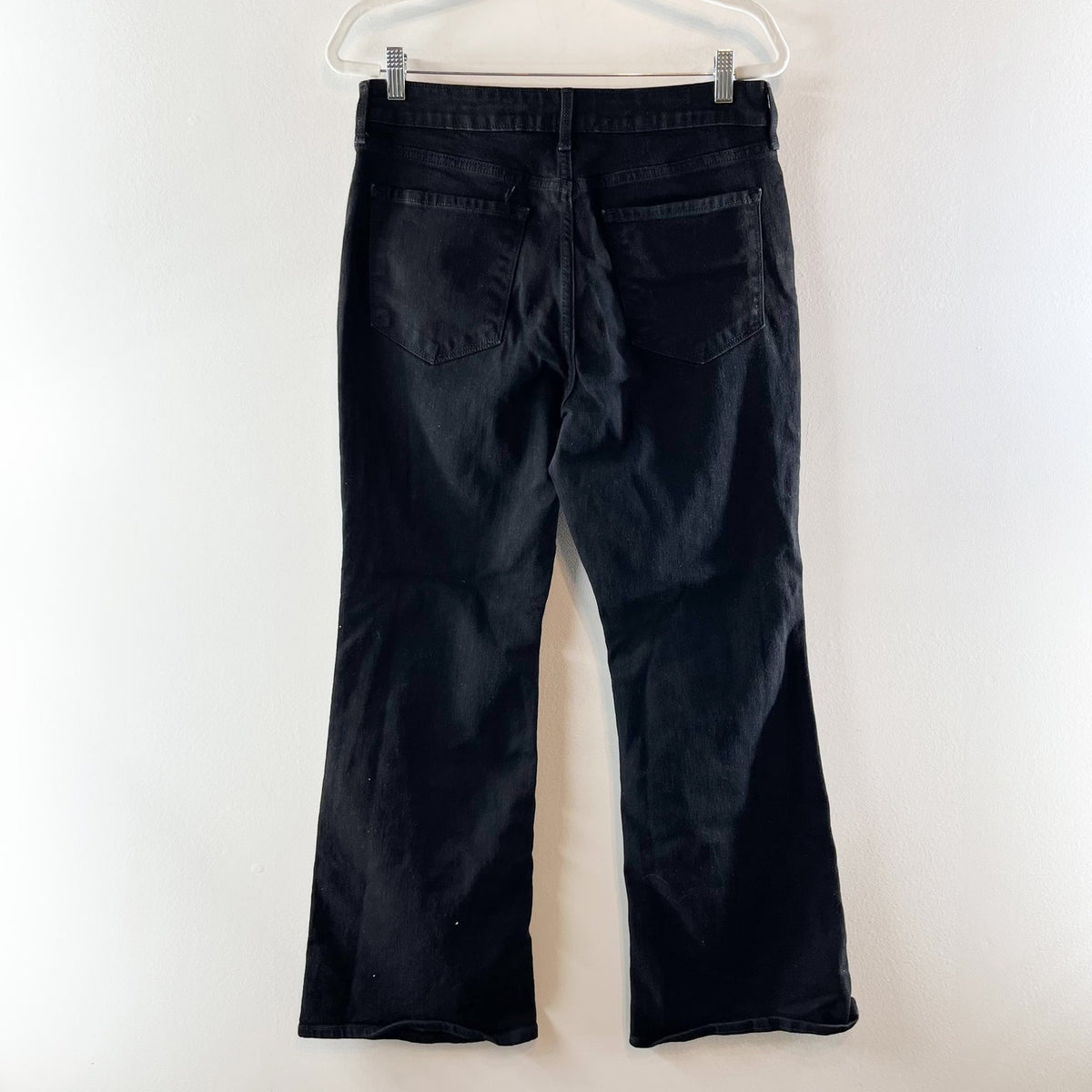 Old Navy High Rise Wow Flare Jeans Black 12
