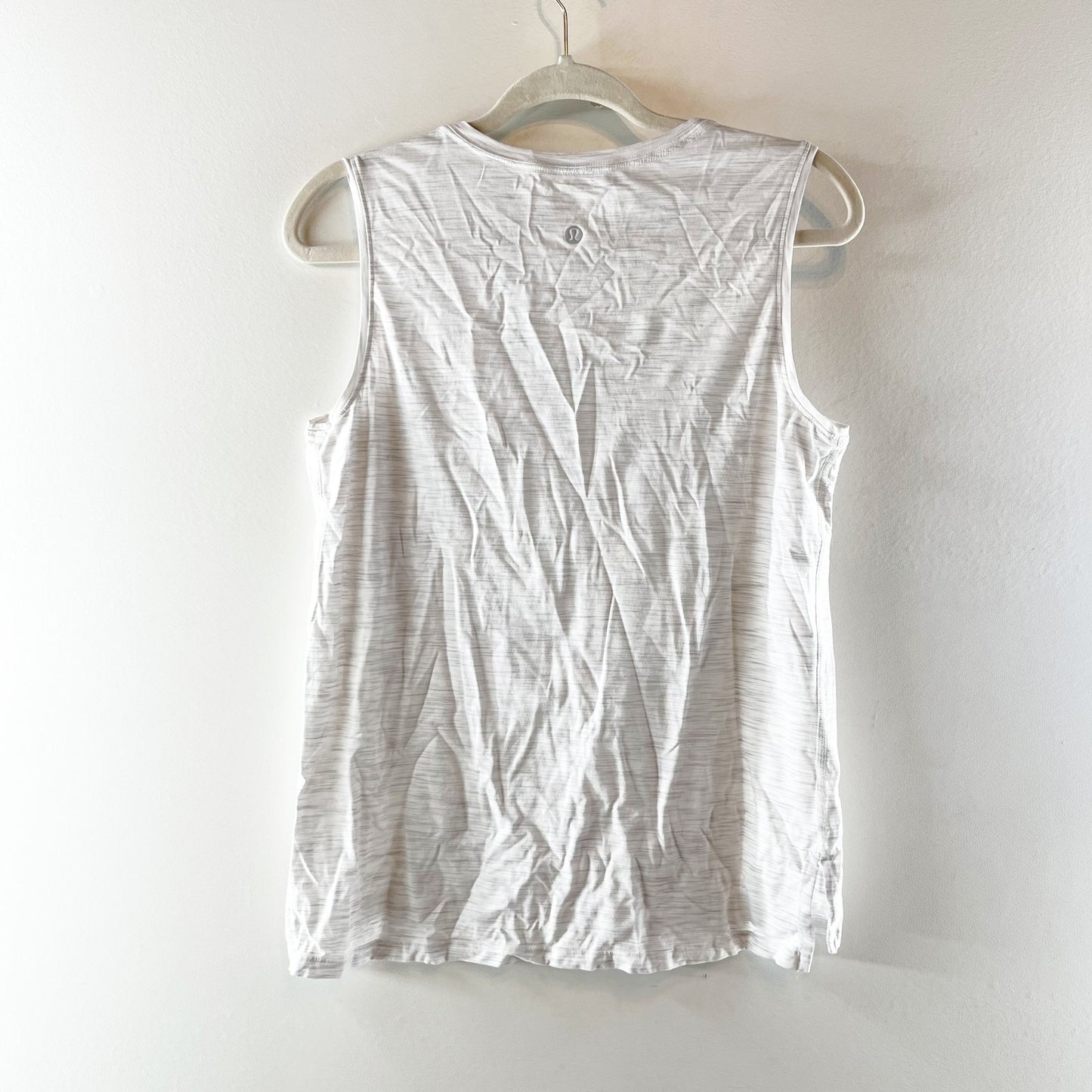 Lululemon Athletica Sleeveless Crew Neck Tank Top Heathered Gray Medium