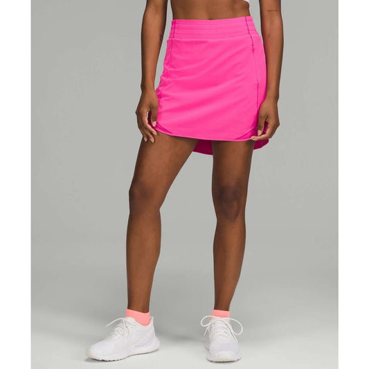 Lululemon Hotty Hot High-Rise Mini Skort Skirt Long Sonic Pink 4