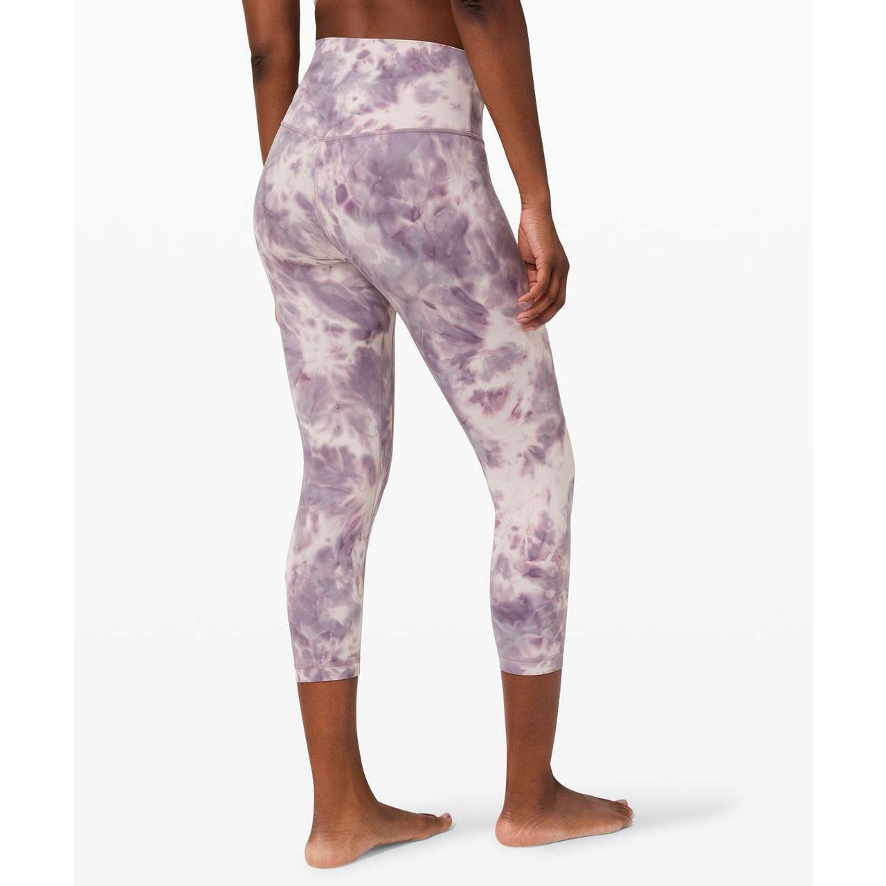Lululemon Align Crop 21" Diamond Dye Diamond Dye Pink Bliss Graphite Purple 2