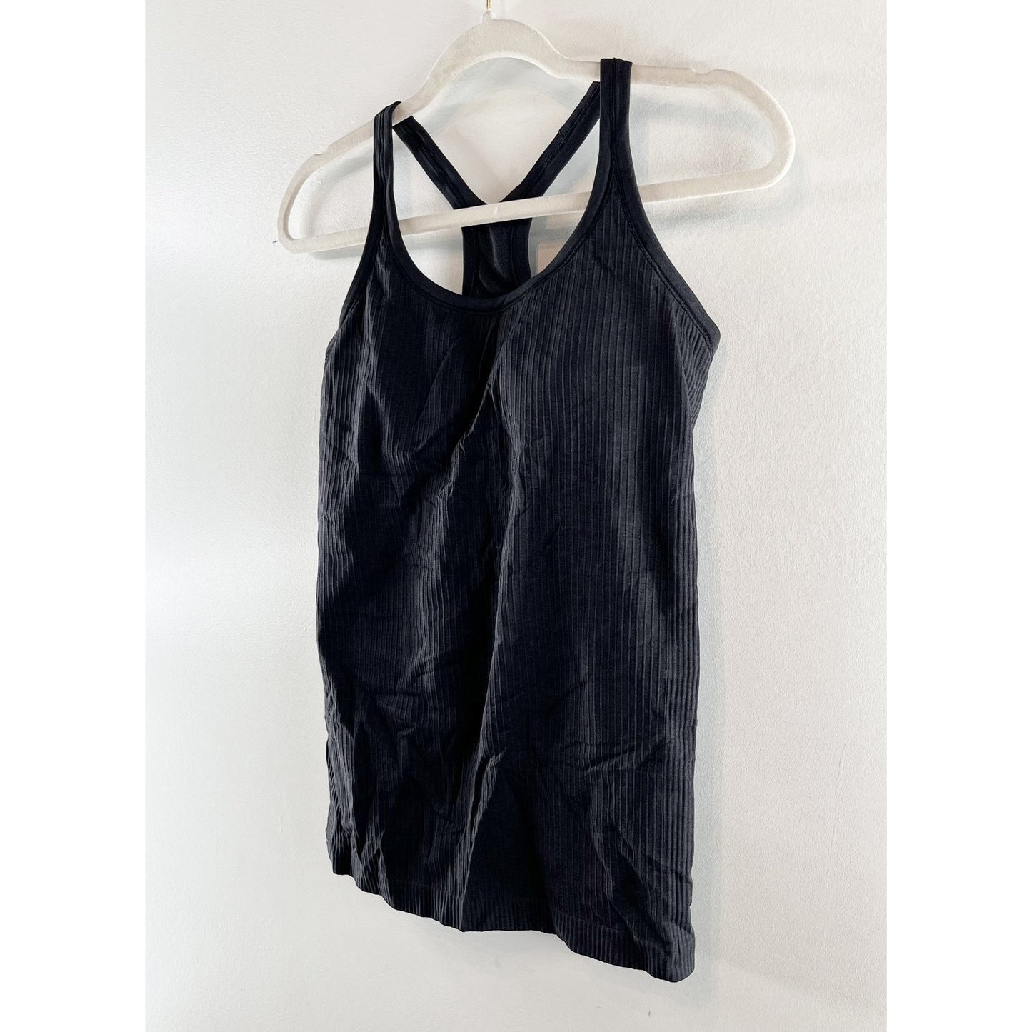 Lululemon Ebb To Street Ribbed Racerback Tank Top II Black 8