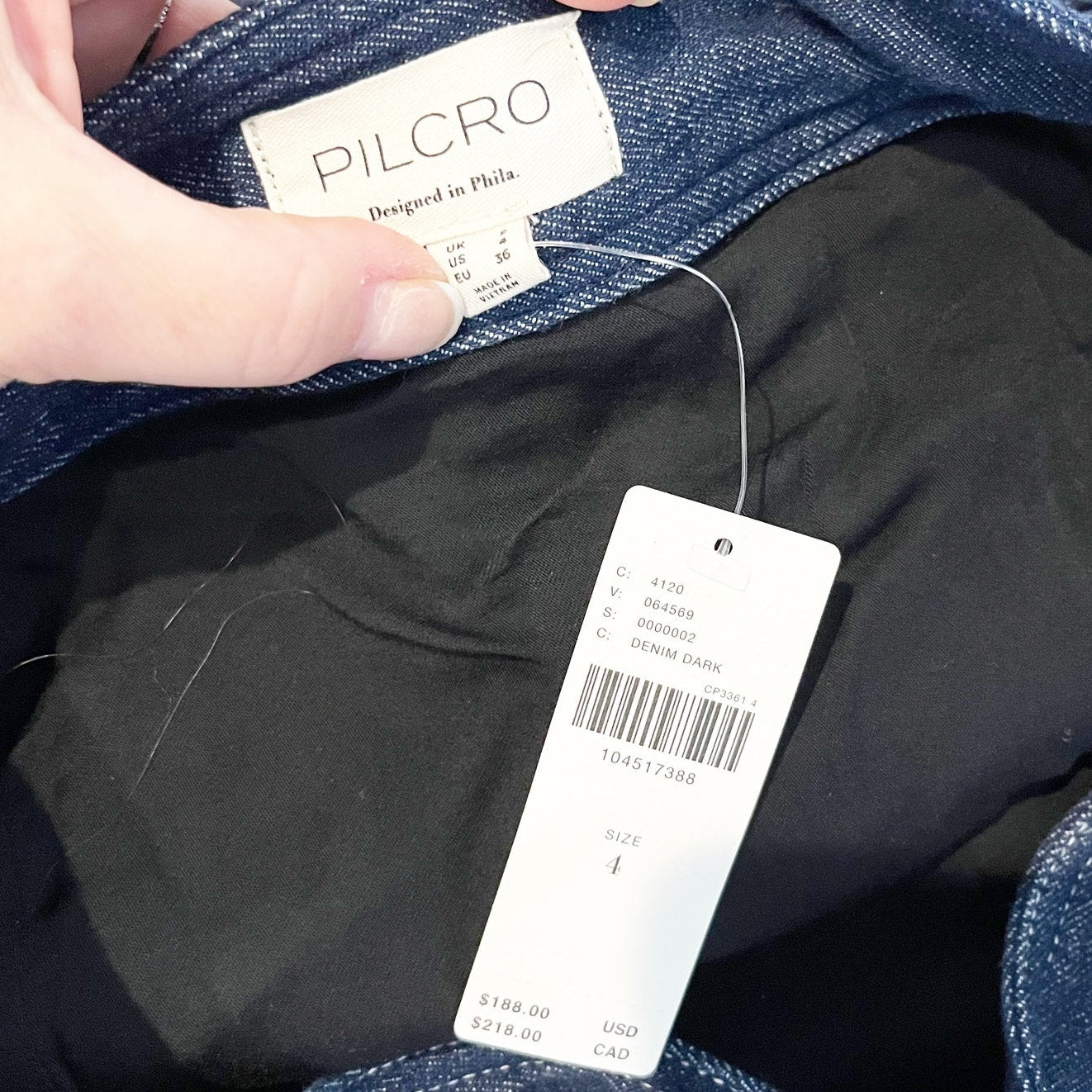 Pilcro Anthropologie Tulle Godet Denim Midi Skirt Blue Black 4