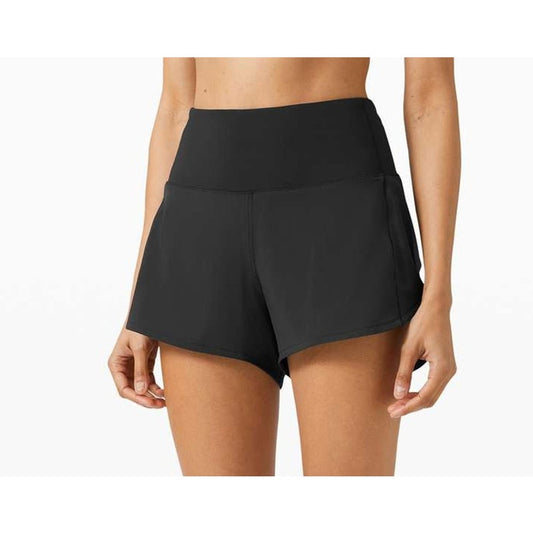 Lululemon Speed Up High-Rise Short 4" Long Black 4