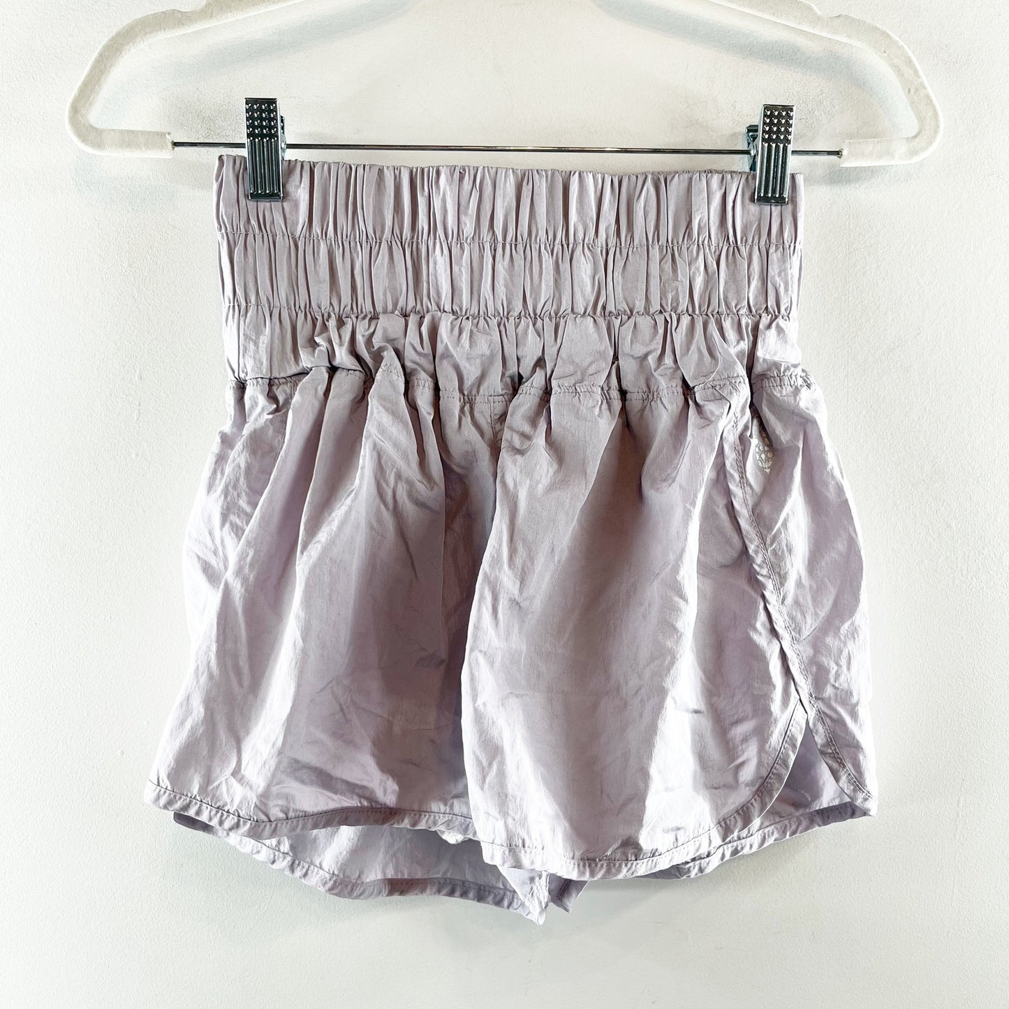 Free People Movement The Way Home Active Nylon Lined Shorts Purple Medium