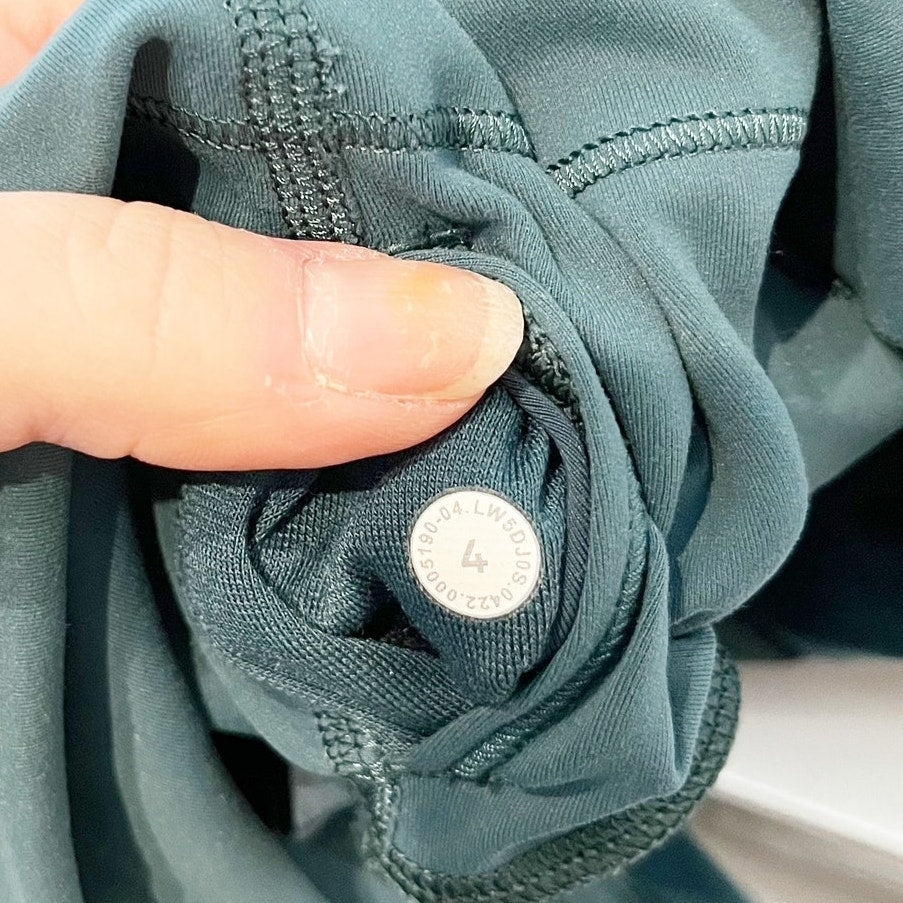 Lululemon Wunder Train Pull On Stretch Active High-Rise Tight 28" Green Jasper 4