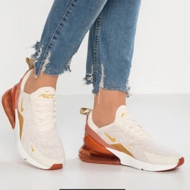 Nike Air Max 270 Light Cream Terra Blush Sneakers Shoes 6