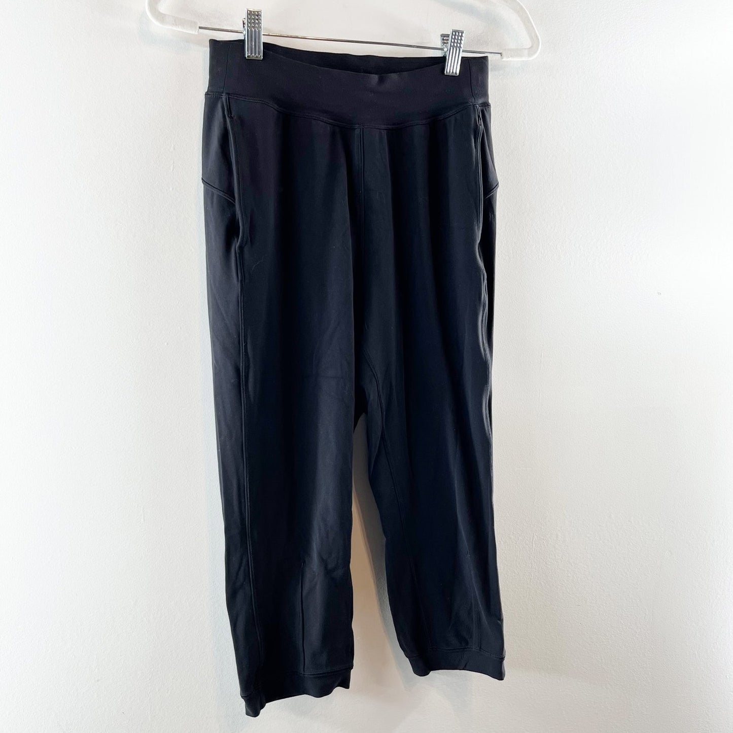 Lululemon Rejuvenate Crop *18" Yoga Jogger Sweatpants Black 4