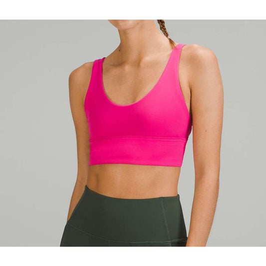 Lululemon Align Reversible Sports Bra Light Support A/B Cup Sonic Pink 10