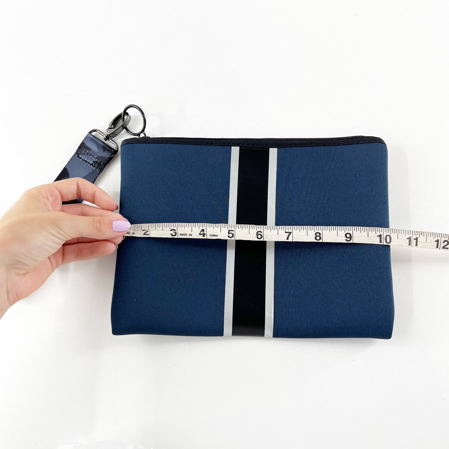 Haute Shore Beth Clutch Neoprene Wristlet Wallet Blue