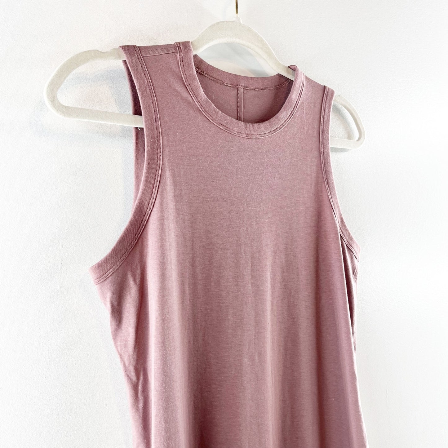 Lululemon Classic-Fit Cotton-Blend Dress Twilight Rose Pink Small
