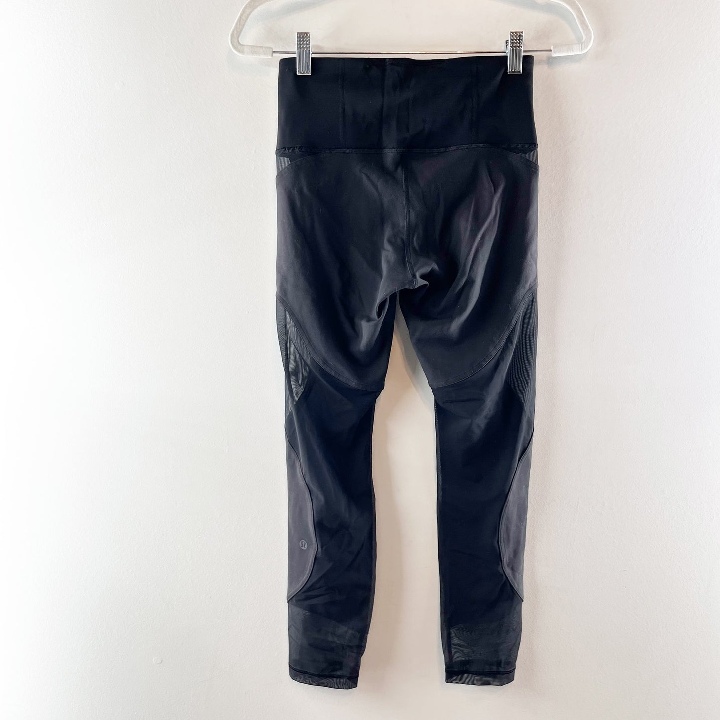 Lululemon Wunder Train Mesh Panel High-Rise Tight Leggings 25" Black 6