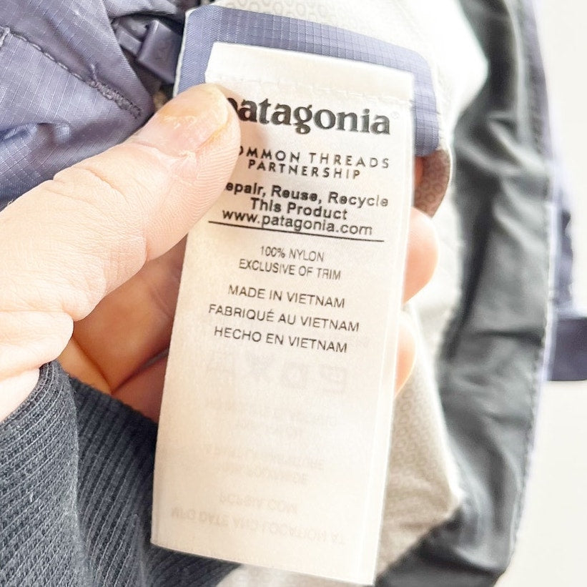 Patagonia Torrentshell 3L Long Sleeve Full Zip Outdoor Rain Jacket Blue Small