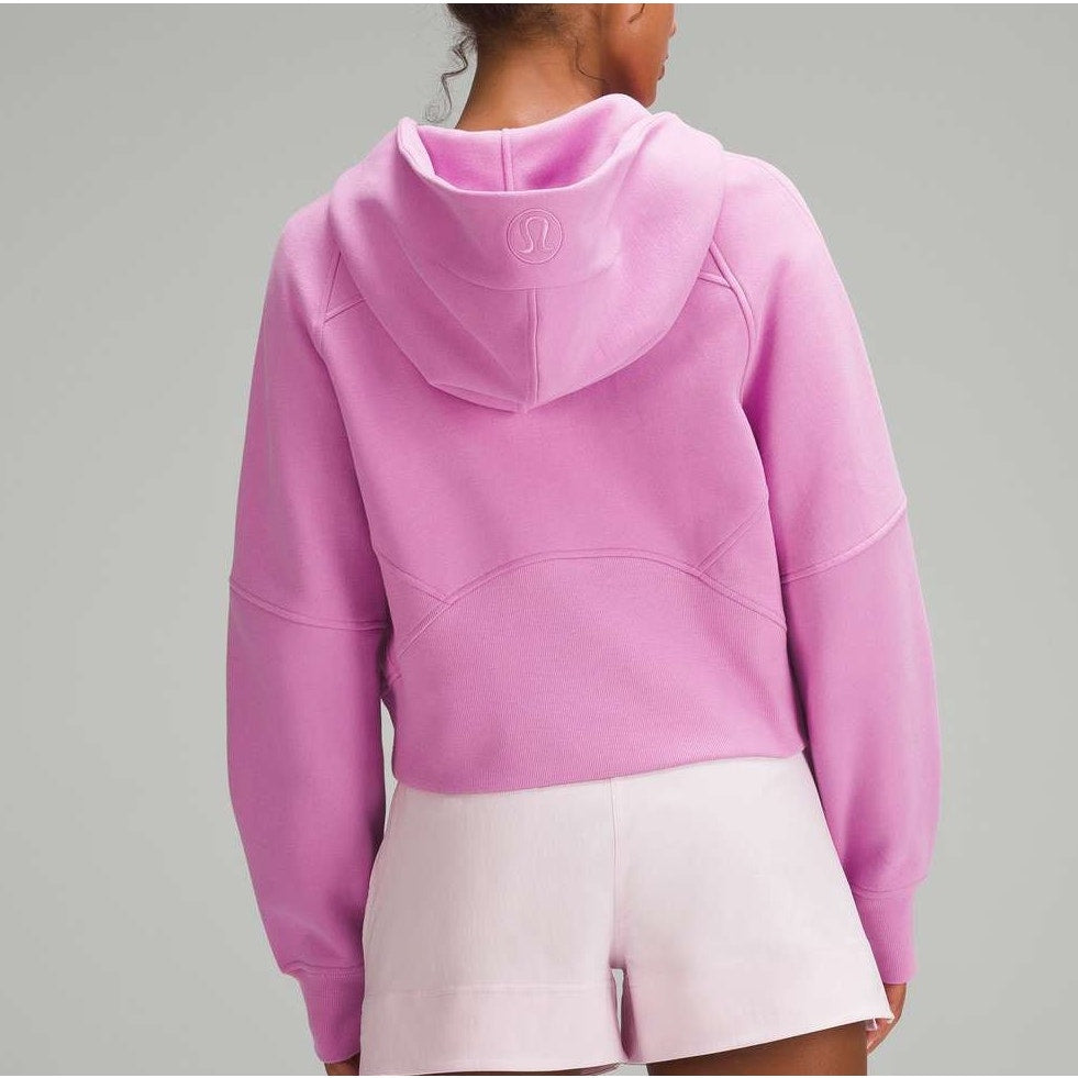 Lululemon Scuba Oversized Half-Zip Hoodie Sweatshirt Pink Purple M / L
