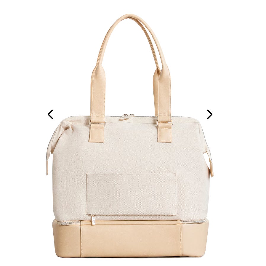 Beis Mini Weekend Travel Bag Luggage Beige Cream Tan
