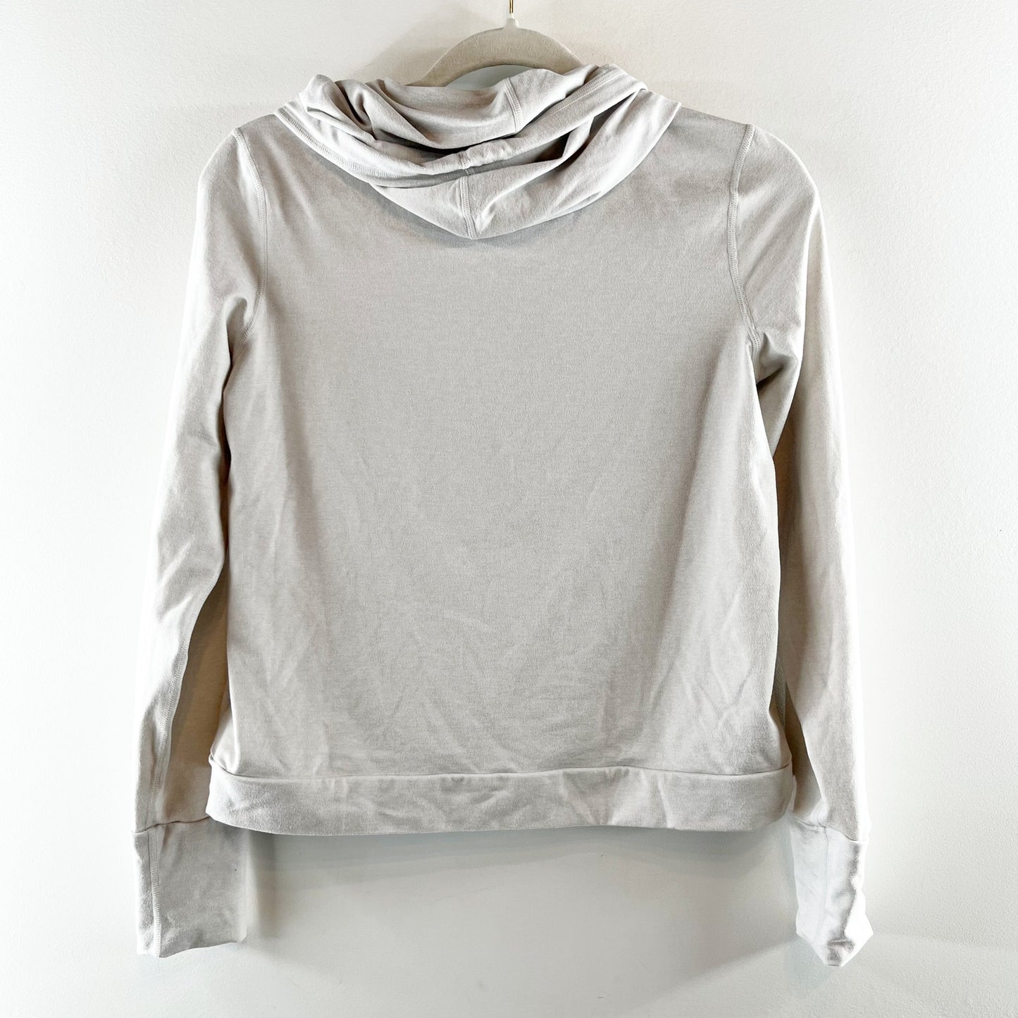 Vuori Halo Essential Hoodie Long Sleeve Sweatshirt Heather Salt Gray XS