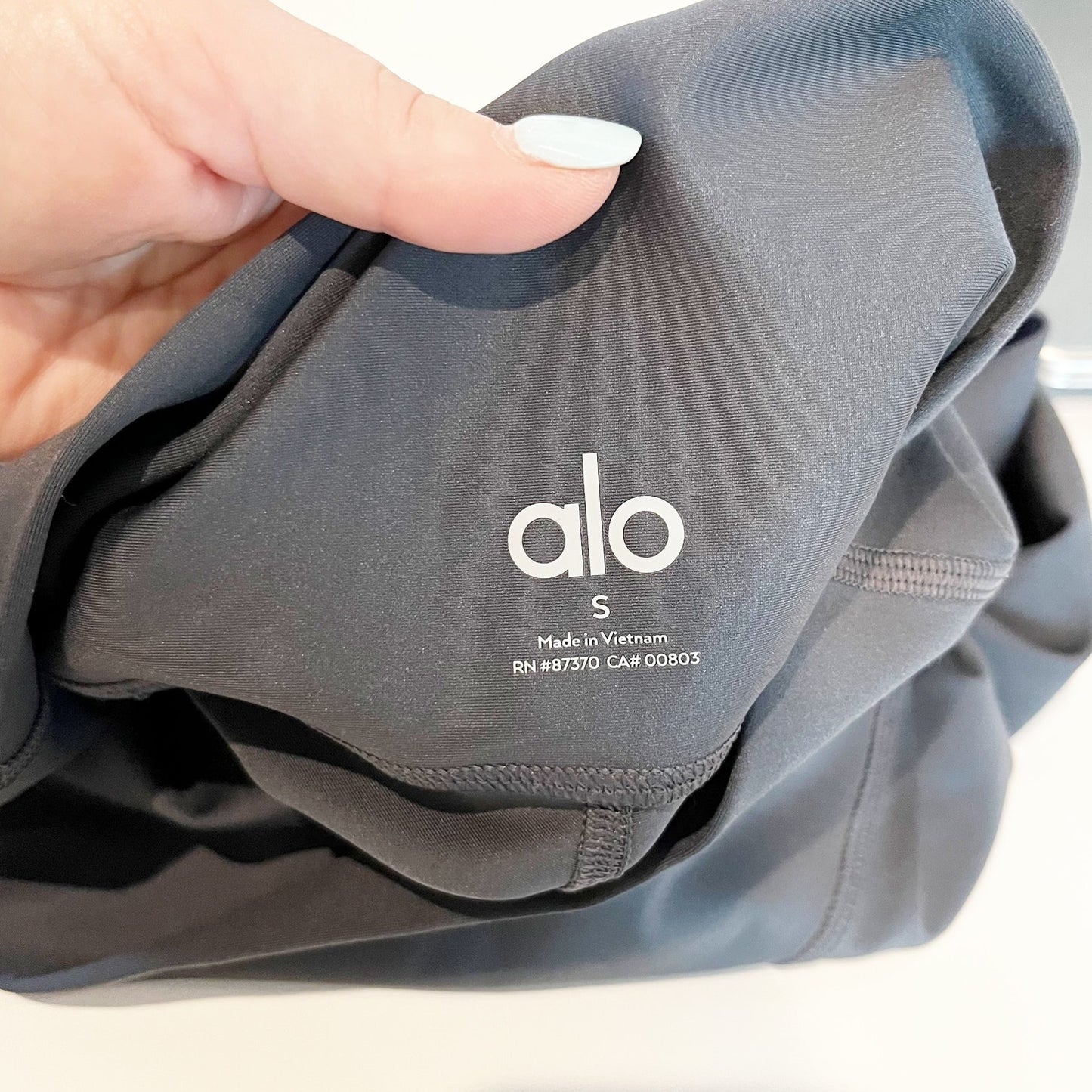 Alo Airlift High Rise 7/8 Leggings Pants Black Small