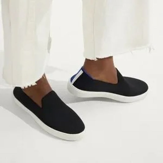 Rothy's The Original Slip On Loafer Sneakers Black 6.5