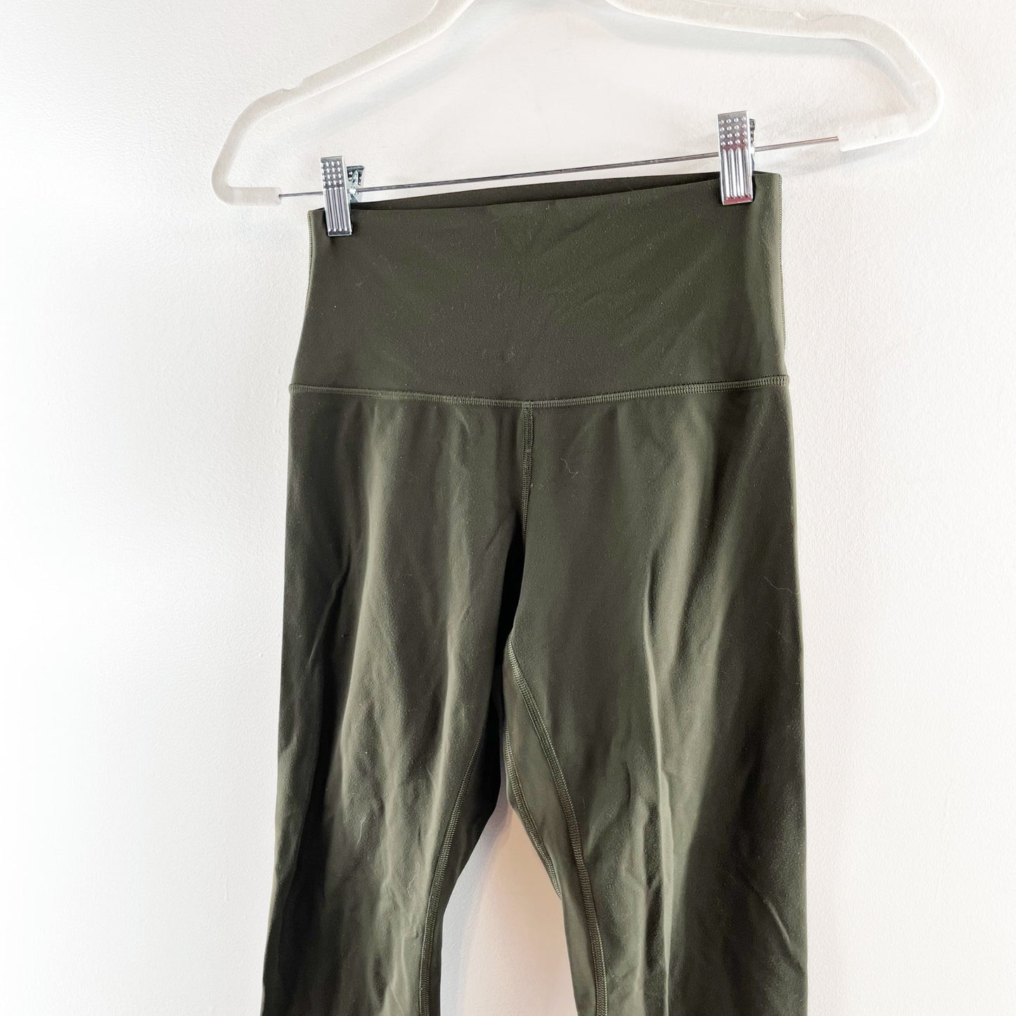 Lululemon Align Pull On High Waisted Yoga Leggings Pants II Fatigue Green 6