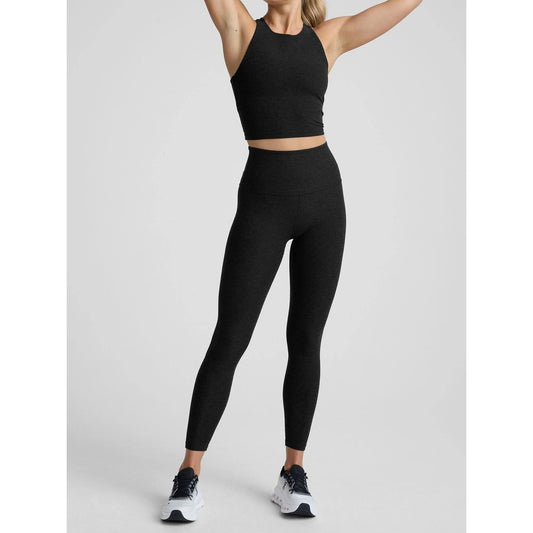 Beyond Yoga Spacedye Caught in The Midi High Waisted Leggings Black Small