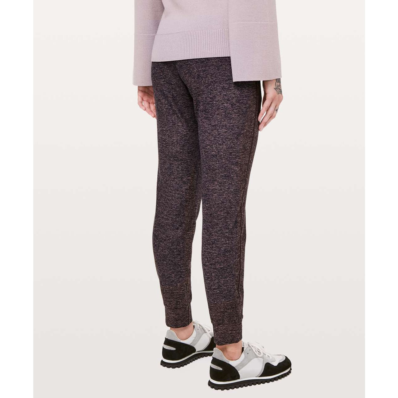 Lululemon Ready To Rulu Pant Updated 29" Heathered Spanish Rose Purple Black 4