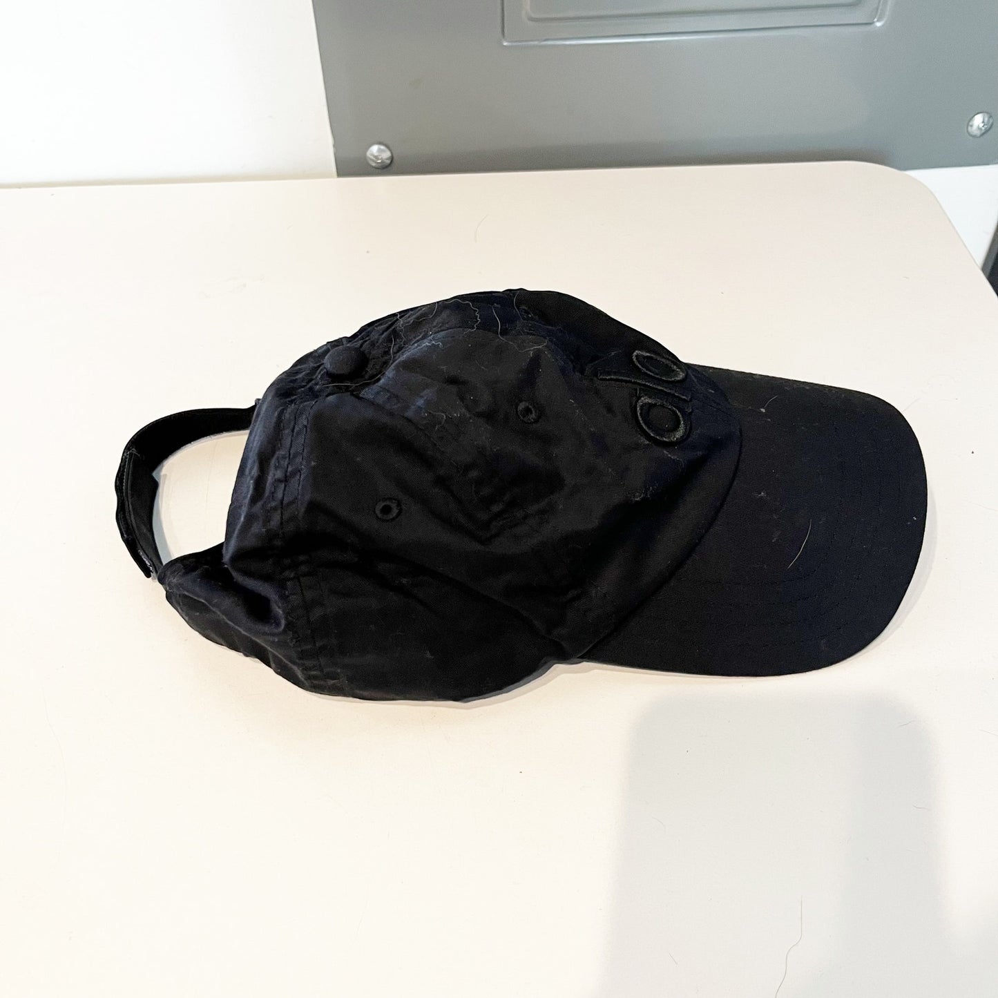 Alo Off Duty One Size Adjustable Baseball Cap Hat Black