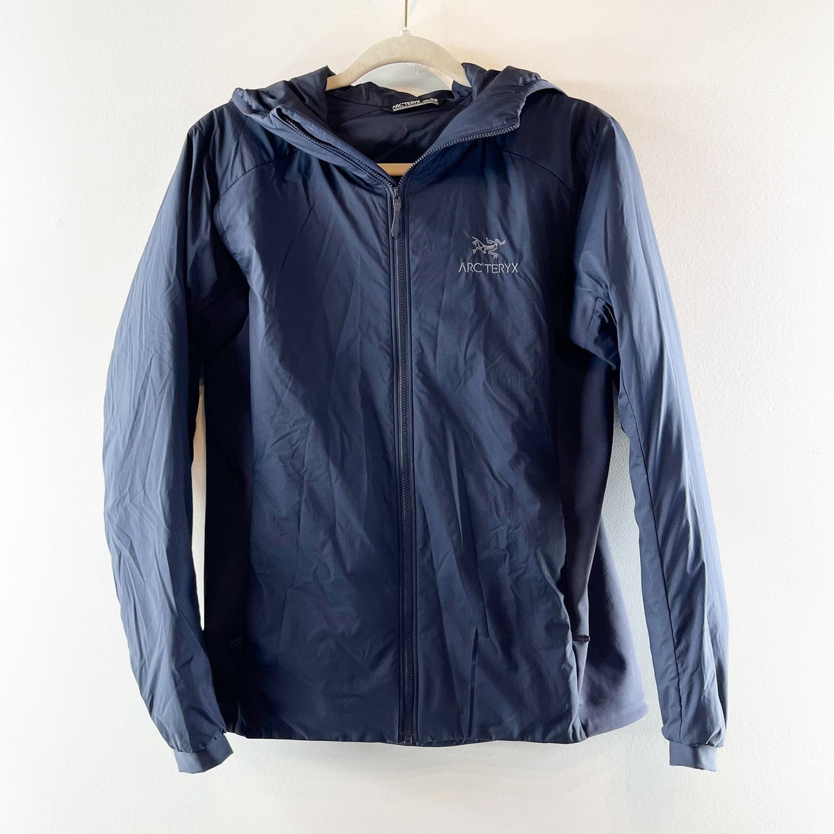 Arcteryx Atom Full Zip Hoody Jacket Navy Blue Medium