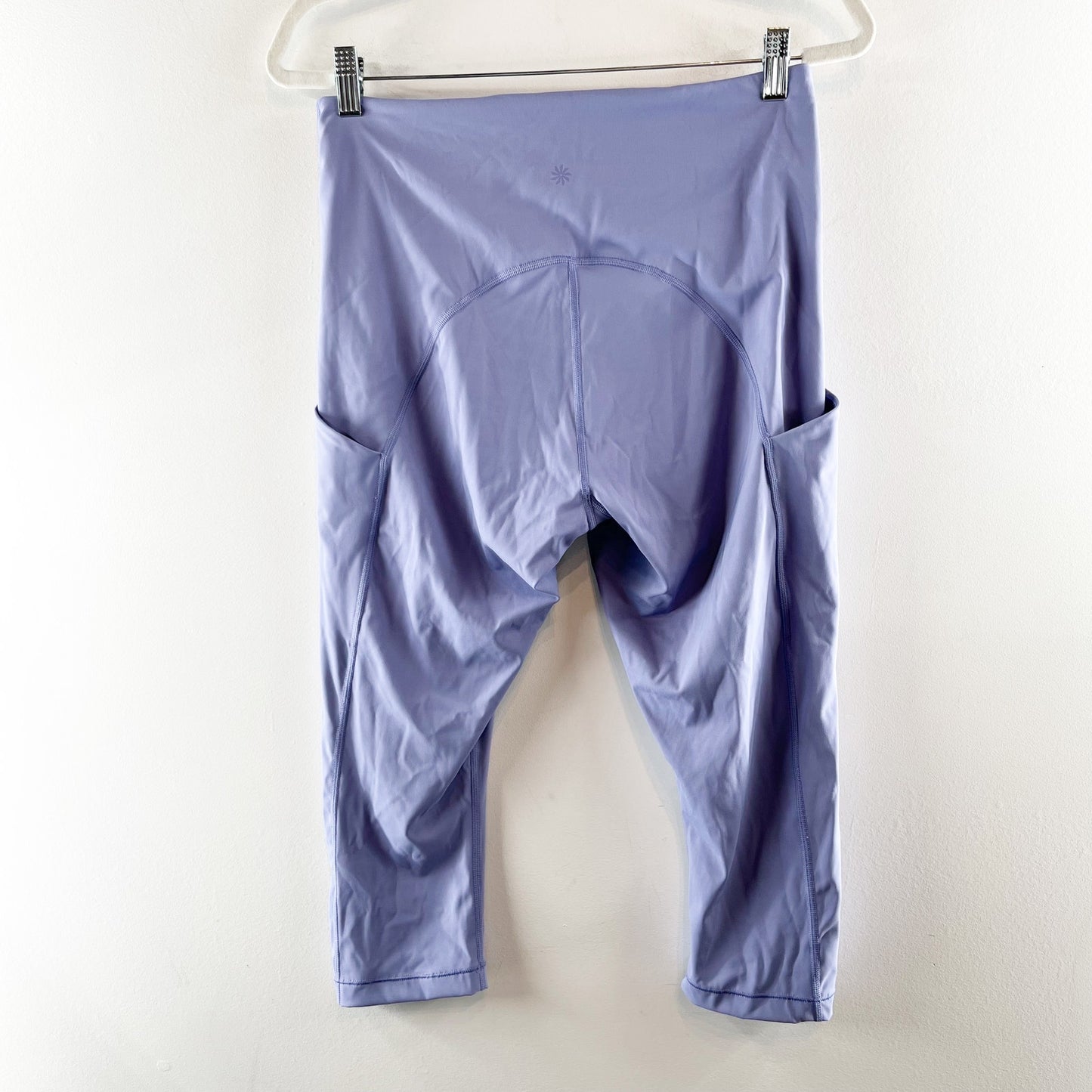 Athleta Ultimate Stash Pocket Capri Leggings Supersonic Dusk Lilac Purple 1X