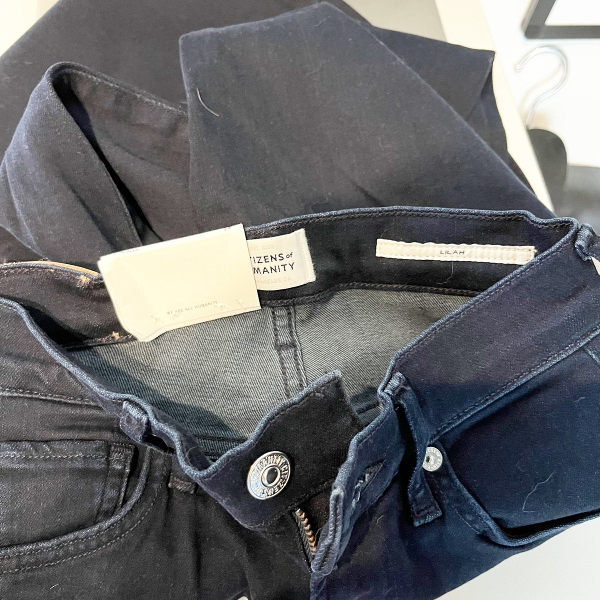 Citizens of Humanity Lilah High Rise Bootcut Jeans Dark Wash Blue 24