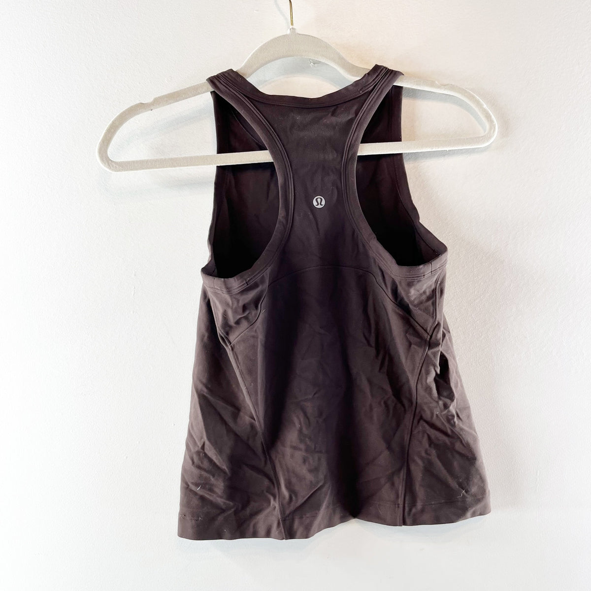 Lululemon Align Waist-Length Racerback Tank Top Espresso Brown 6