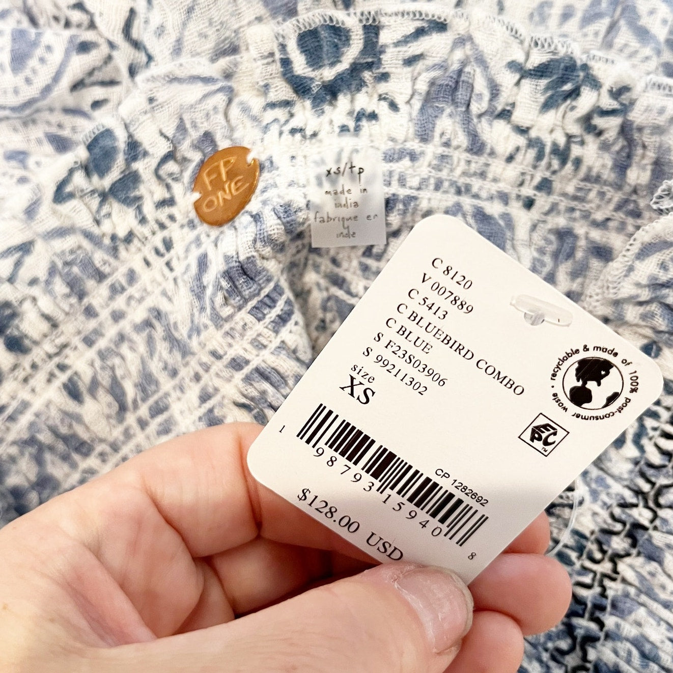 Free People Ravenna Printed Convertible Maxi Skirt Midi Dress XS