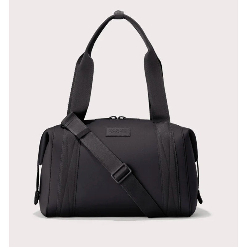Dagne Dover Landon Neoprene Duffel Travel Bag Black Onyx Medium