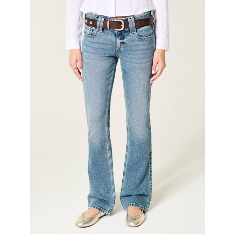 Hollister Low Rise Bootcut Y2K Jeans Blue 31 / 12