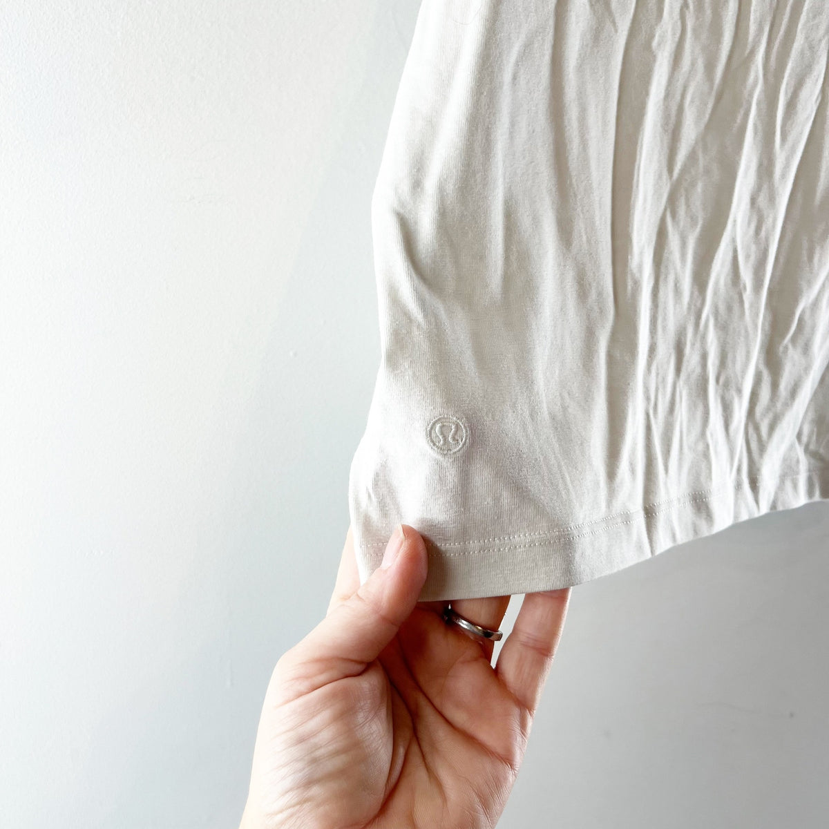 Lululemon Crewneck Cotton Muscle Tank Top White 6