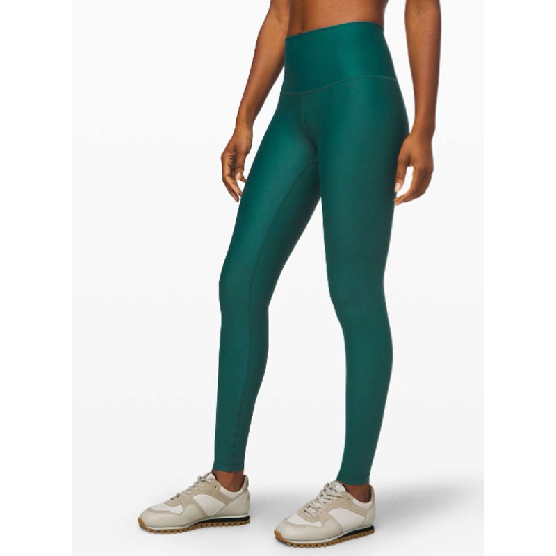 Lululemon Athletica High Rise Mapped Out High-Rise Tight Leggings Laguna Green 6