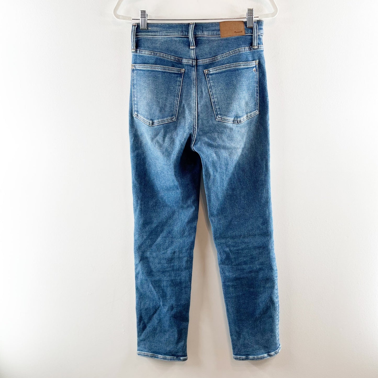 Madewell High Rise Perfect Vintage Straight Leg Ankle Jeans Blue 28